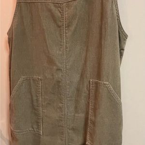 Vintage Corduroy Pocket Romper Dress by Paul Harris